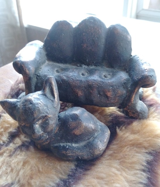 Bronze work - 'Creature of Ccomfort + Sofa'